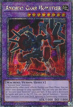 Ancient Gear Howitzer (V.5 - Quarter Century Secret Rare)