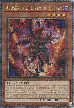 Aluber the Jester of Despia (V.5 - Quarter Century Secret Rare)