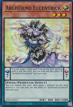 Archfiend Eccentrick (V.1 - Super Rare)