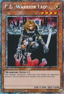 D.D. Warrior Lady (V.1 - Platinum Secret Rare)