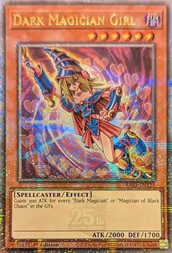 Dark Magician Girl (V.4 - Quarter Century Secret Rare)