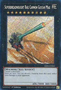 Superdreadnought Rail Cannon Gustav Max (V.3 - Secret Rare)