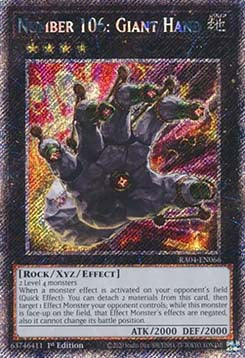 Number 106: Giant Hand (V.4 - Platinum Secret Rare)