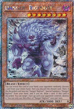 Danger! Bigfoot! (V.8 - Platinum Secret Rare)