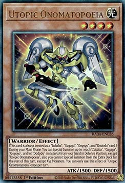 Utopic Onomatopoeia (V.7 - Ultimate Rare)