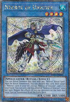 Nekroz of Unicore (V.1 - Platinum Secret Rare)