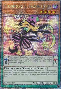 Performapal Skullcrobat Joker (V.2 - Quarter Century Secret Rare)