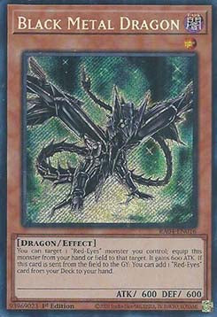 Black Metal Dragon (V.3 - Secret Rare)