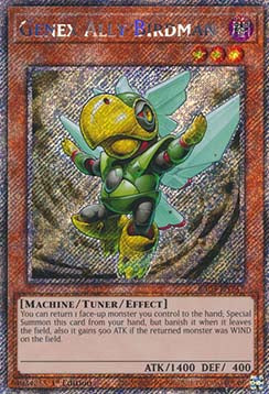 Genex Ally Birdman (V.1 - Platinum Secret Rare)