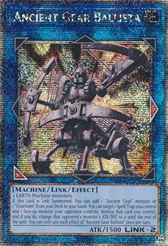 Ancient Gear Ballista (V.5 - Quarter Century Secret Rare)