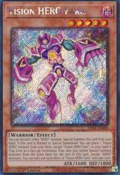 Vision HERO Faris (V.4 - Platinum Secret Rare)