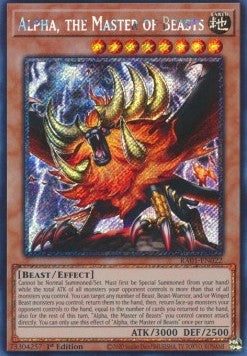 Alpha, the Master of Beasts (V.4 - Platinum Secret Rare)