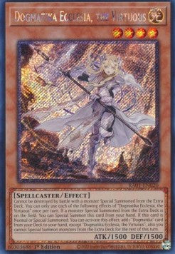 Dogmatika Ecclesia, the Virtuous (V.4 - Platinum Secret Rare)