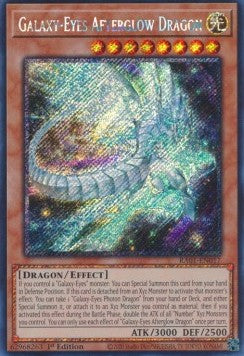 Galaxy-Eyes Afterglow Dragon (V.4 - Platinum Secret Rare)
