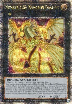 Number 100: Numeron Dragon (V.5 - Quarter Century Secret Rare)