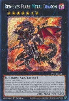 Red-Eyes Flare Metal Dragon (V.4 - Platinum Secret Rare)