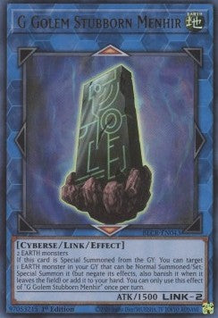 G Golem Stubborn Menhir
