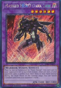 Masked HERO Dark Law (V.4 - Platinum Secret Rare)