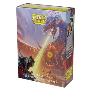 60 Small Dragon Shield Sleeves - Brushed Bolt Reaper
