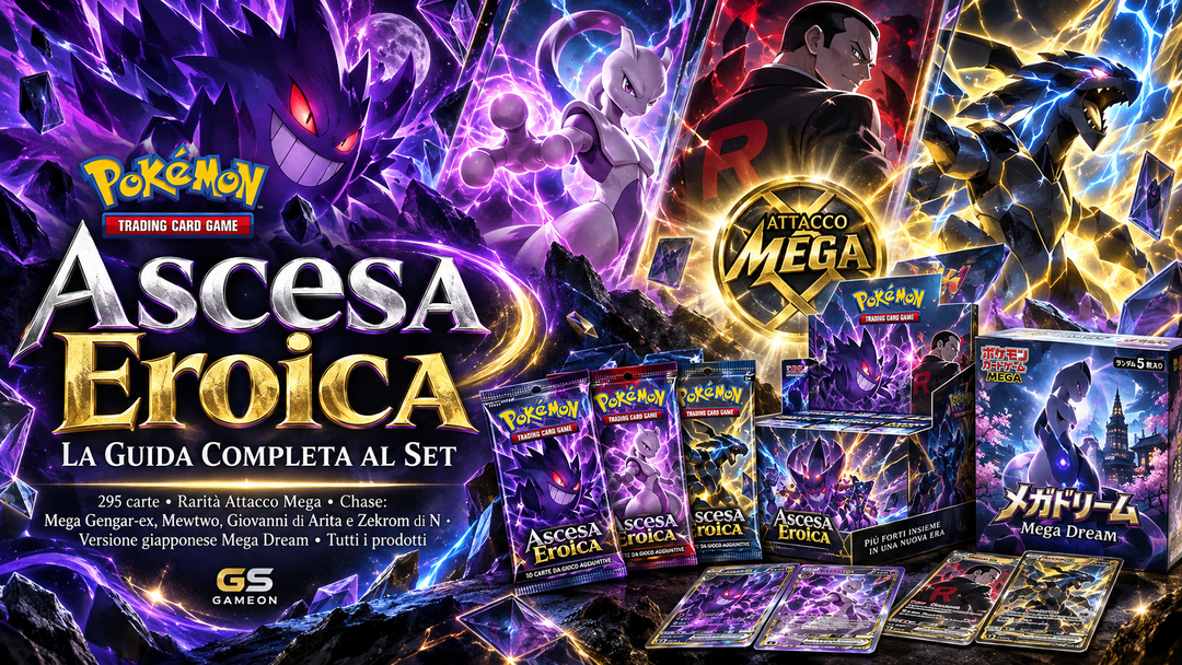 Ascesa Eroica: la Guida Completa al Set (Carte, Rarità Attacco Mega e Prodotti)