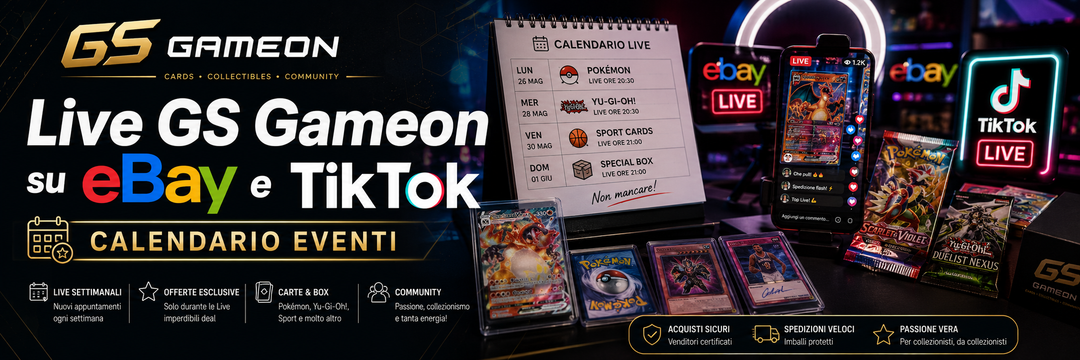 Le Live di GS Gameon su eBay e TikTok: Calendario, Eventi e Come Partecipare