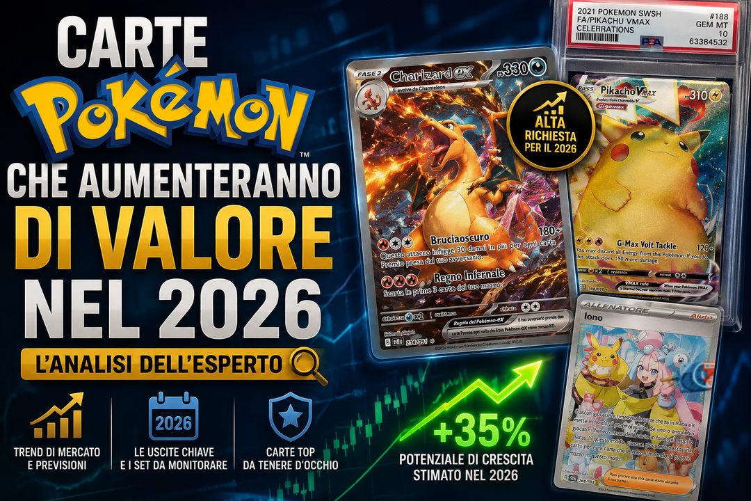 Carte Pokémon che Aumenteranno di Valore nel 2026: l'Analisi dell'Esperto