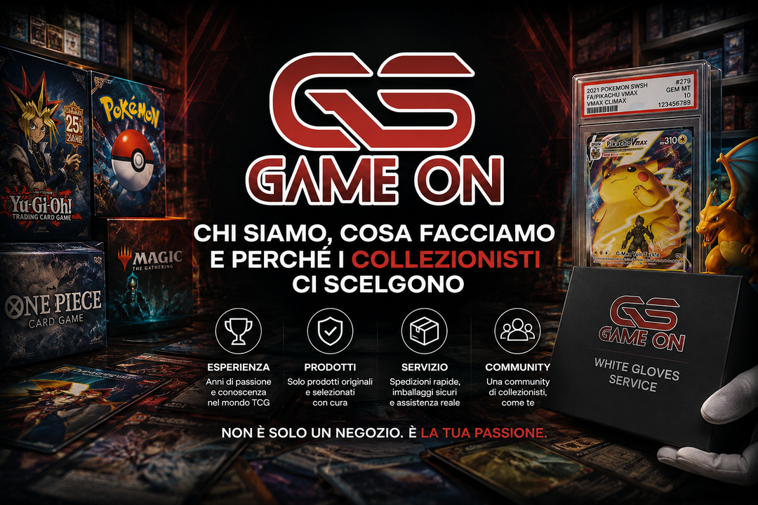 GS Gameon: Chi Siamo, Cosa Facciamo e Perché i Collezionisti Ci Scelgono