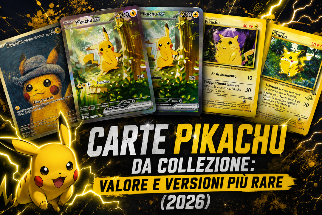 Carte Pikachu da Collezione: Valore e Versioni Più Rare (2026)