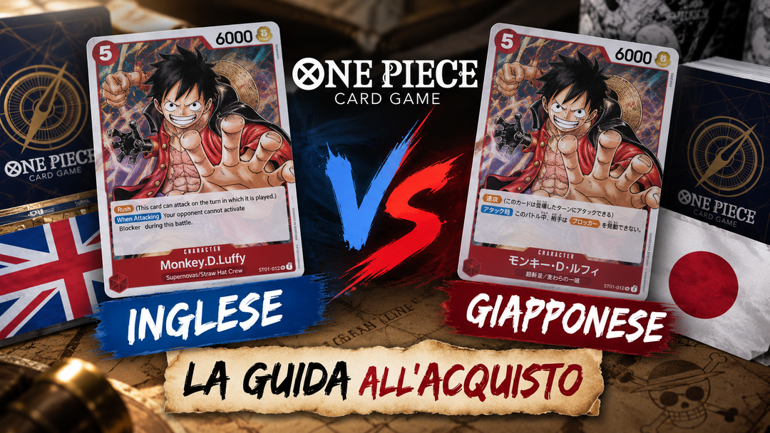One Piece TCG Inglese vs Giapponese: la Guida all'Acquisto