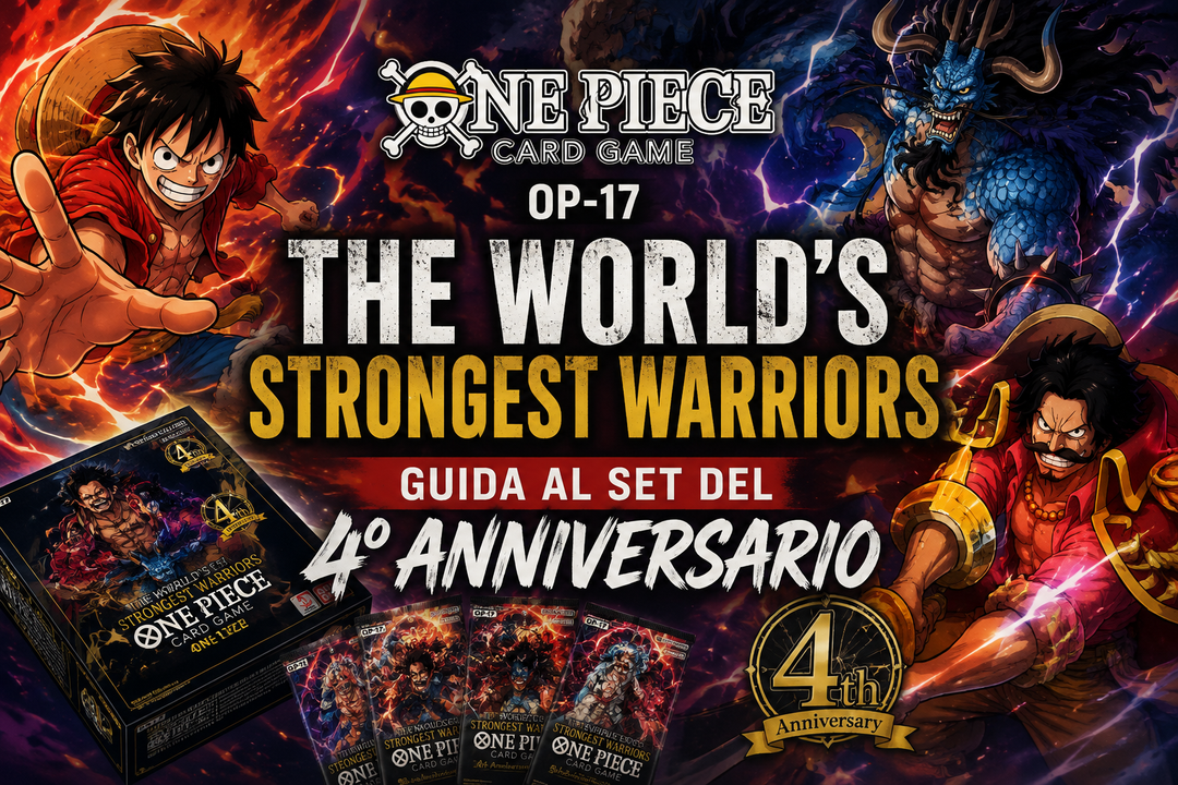 One Piece OP-17 "The World's Strongest Warriors": Guida al Set del 4° Anniversario