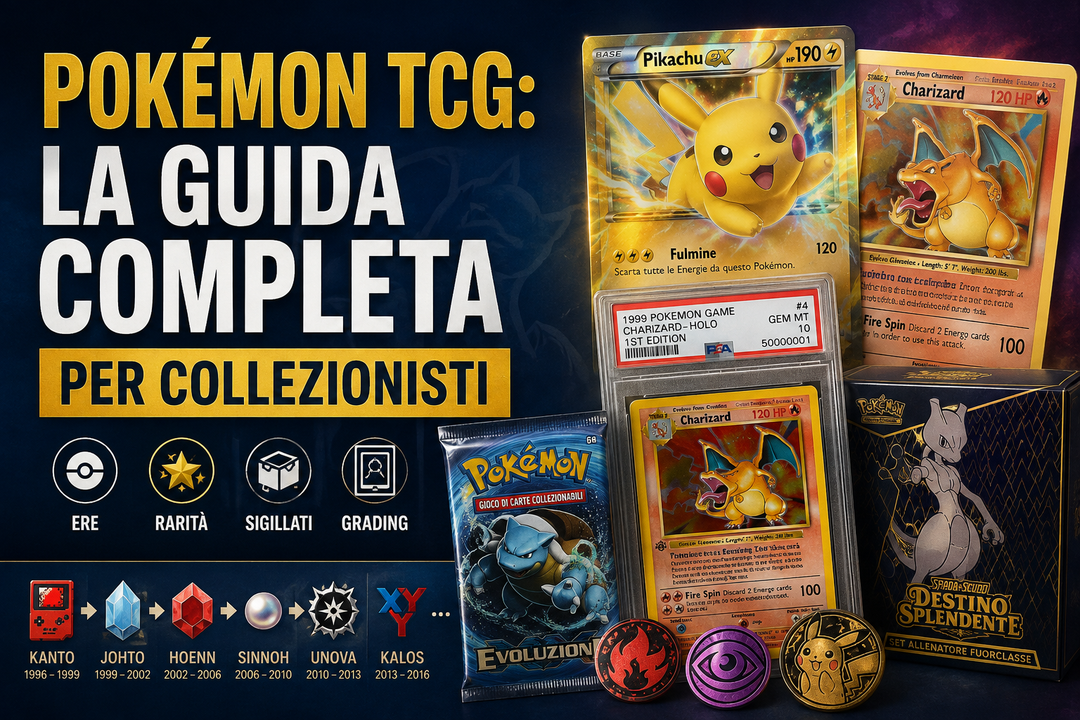 Pokémon TCG: la Guida Completa per Collezionisti (Ere, Rarità, Sigillati e Grading)