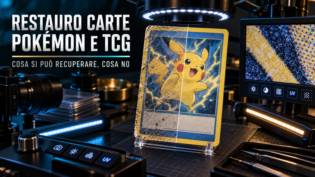 Restauro Carte Pokémon e TCG: Cosa Si Può Recuperare, Cosa No e Come Funziona