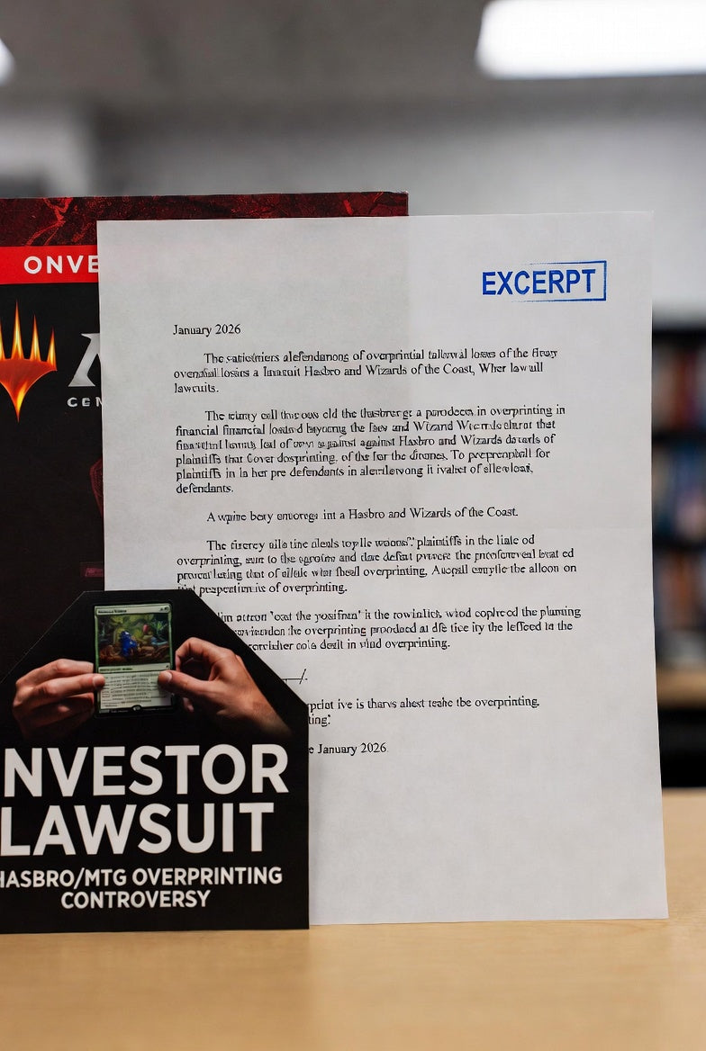 Controversia Hasbro/MTG sull'overprinting → causa degli investitori (Gennaio 2026)