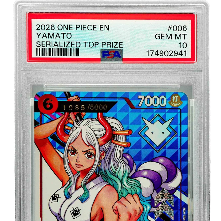 Yamato Serialized Top Prize EB02-006 ENG PSA 10
