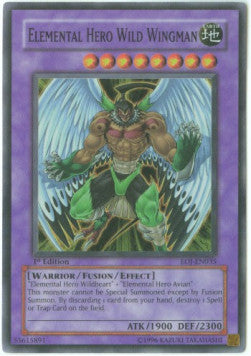 Elemental HERO Wild Wingman (V.1 - Super Rare)