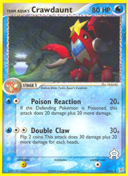 Team Aqua's Crawdaunt (Water)