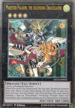 Majester Paladin, the Ascending Dracoslayer (V.2 - Ultimate Rare)