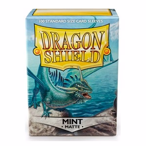 100 Dragon Shield Sleeves - Matte Mint