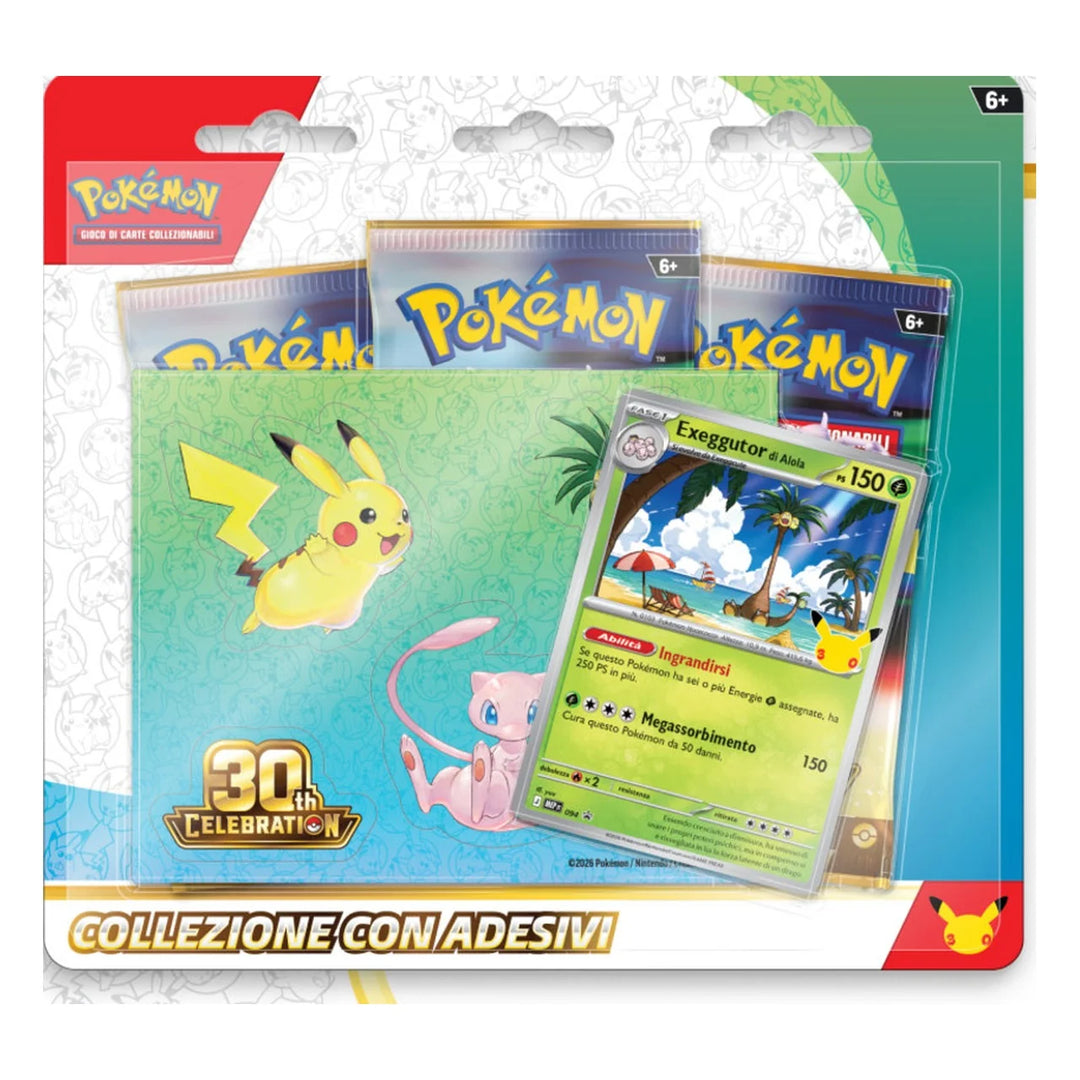 30° Anniversario: Collezione con Adesivi - Exeggutor di Alola (ITA)