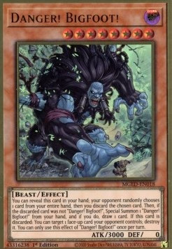 Danger! Bigfoot! (V.1 - Premium Gold Rare)