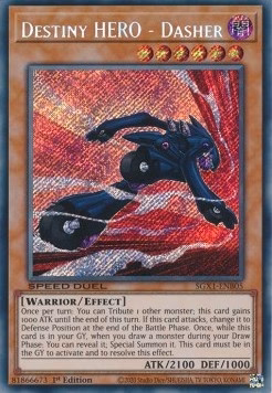 Destiny HERO - Dasher (V.2 - Secret Rare)