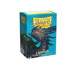 100 Dragon Shield Sleeves - Matte Dual Lagoon