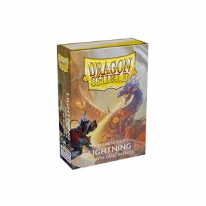 60 Small Dragon Shield Sleeves - Dual Matte Lightning