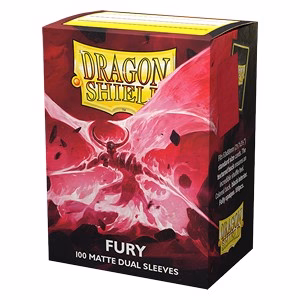 100 Dragon Shield Sleeves - Matte Dual Fury