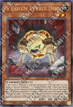 G Golem Pebble Dog
