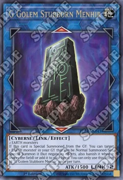 G Golem Stubborn Menhir