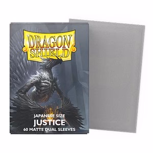 60 Small Dragon Shield Sleeves - Dual Matte Justice