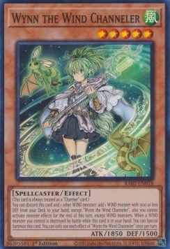 Wynn the Wind Channeler (V.1 - Super Rare)