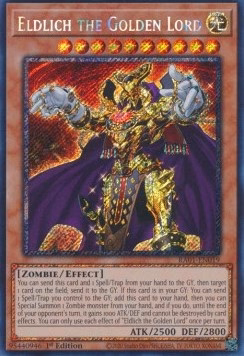 Eldlich the Golden Lord (V.4 - Platinum Secret Rare)