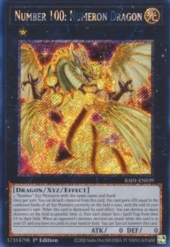 Number 100: Numeron Dragon (V.4 - Platinum Secret Rare)